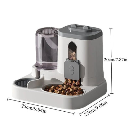 Automatischer Katzenfutternapf mit auslaufsicherem Design