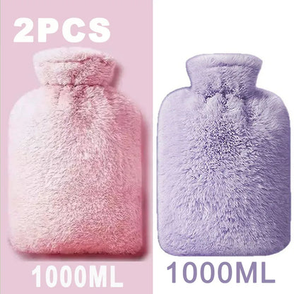 Flauschige Wärmflasche