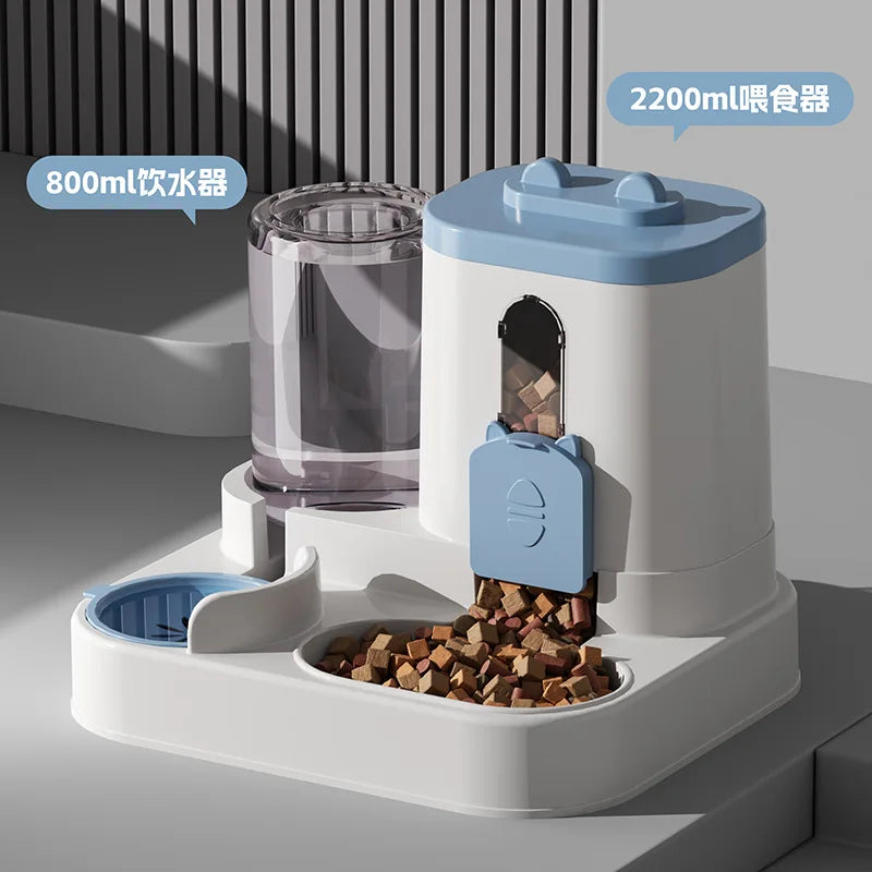 Automatischer Katzenfutternapf mit auslaufsicherem Design