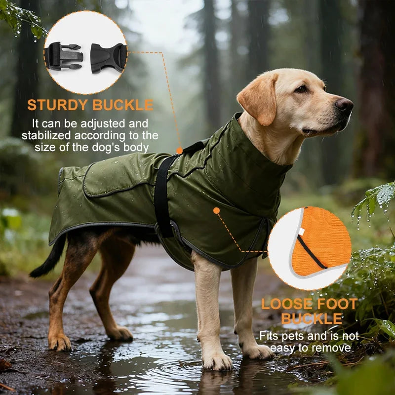 Wasserdichte Hundejacke / Regenmantel
