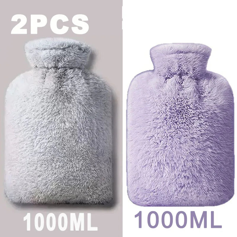 Flauschige Wärmflasche