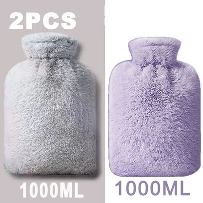 Flauschige Wärmflasche