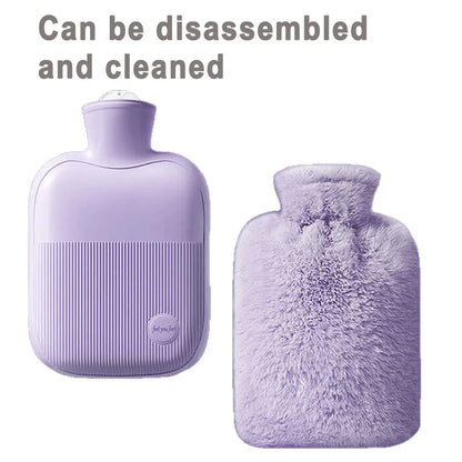 Flauschige Wärmflasche