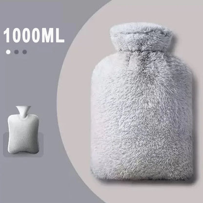 Flauschige Wärmflasche